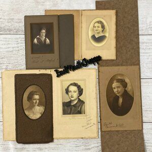 Lot of 5 Vintage Antique Family Photographs Portrait Collectible Ephemera (4)